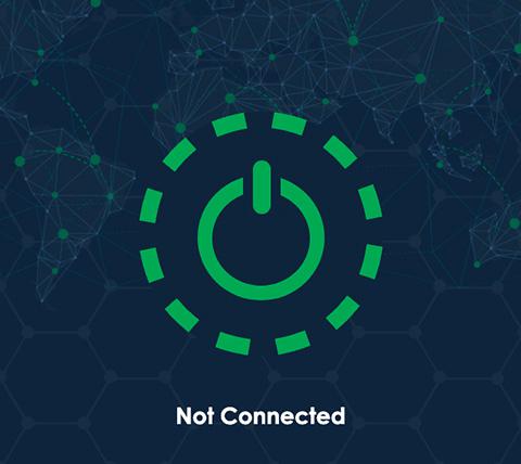 Network connect step 1, tap on button to connect to VPN